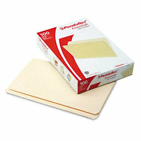 PENDAFLEX ESSENTIALS Essentials File Folders- Straight Cut- Top Tab- Legal- Manila, 100PK 753